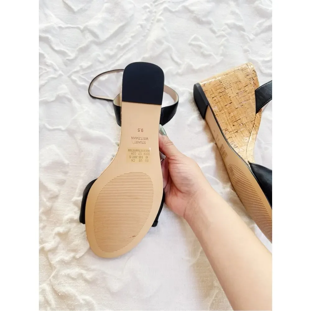 Stuart Weitzman Everly 75 Wedge Sandal Size 9.5